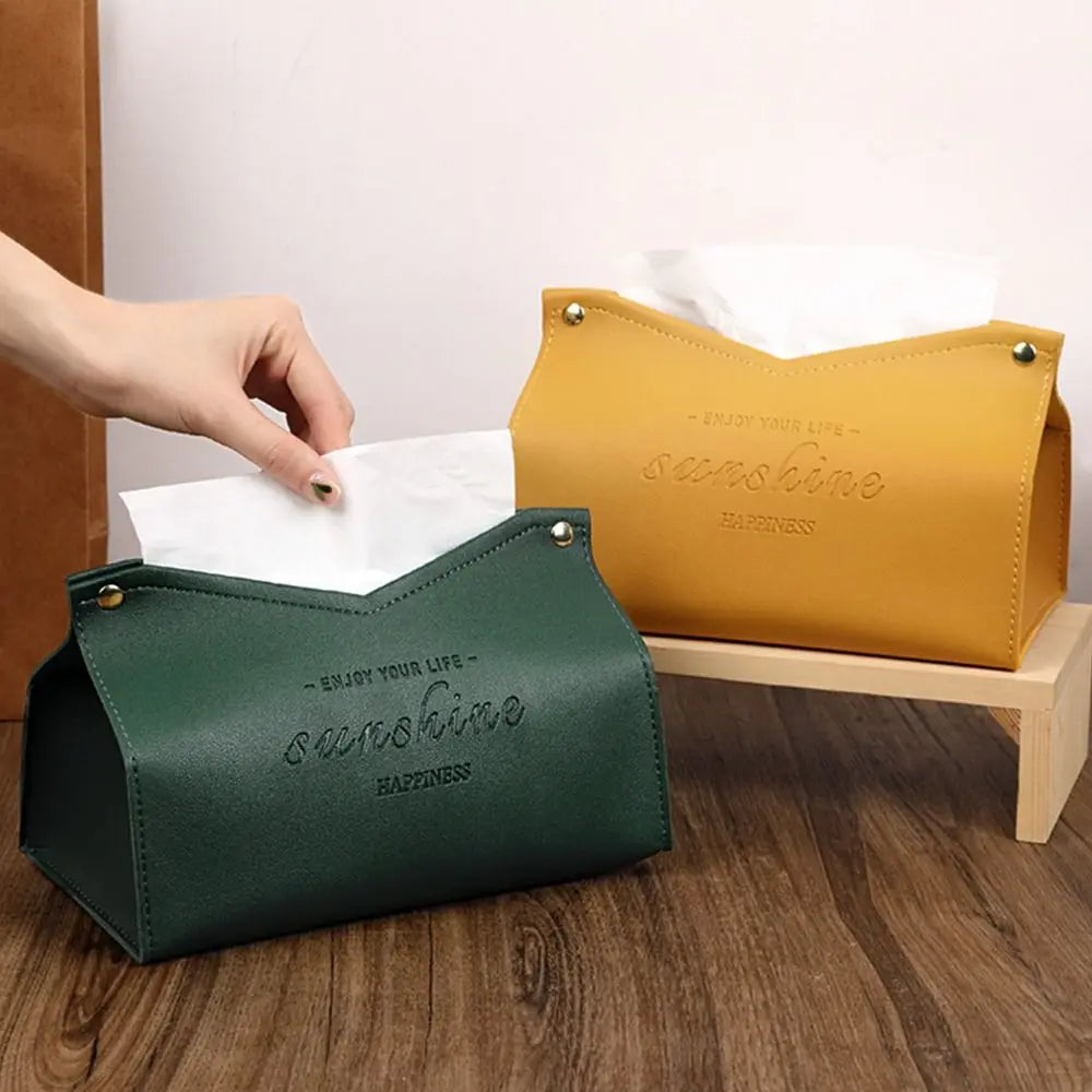 Leather Tissue Purse