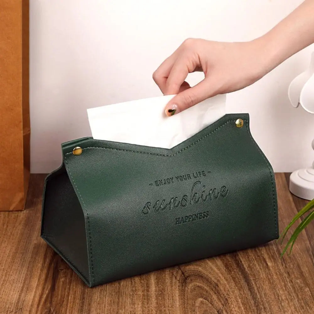 Leather Tissue Purse