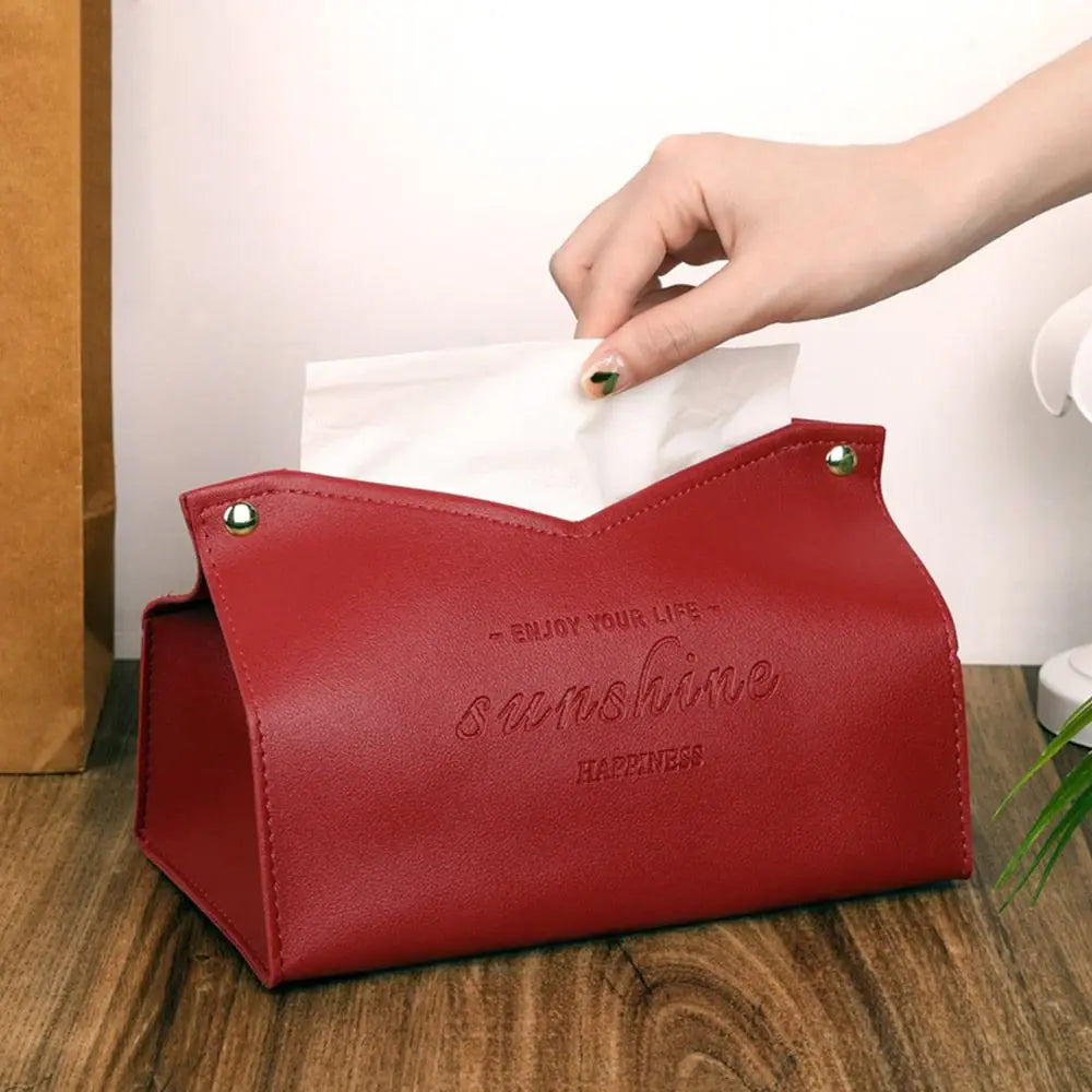 Leather Tissue Purse