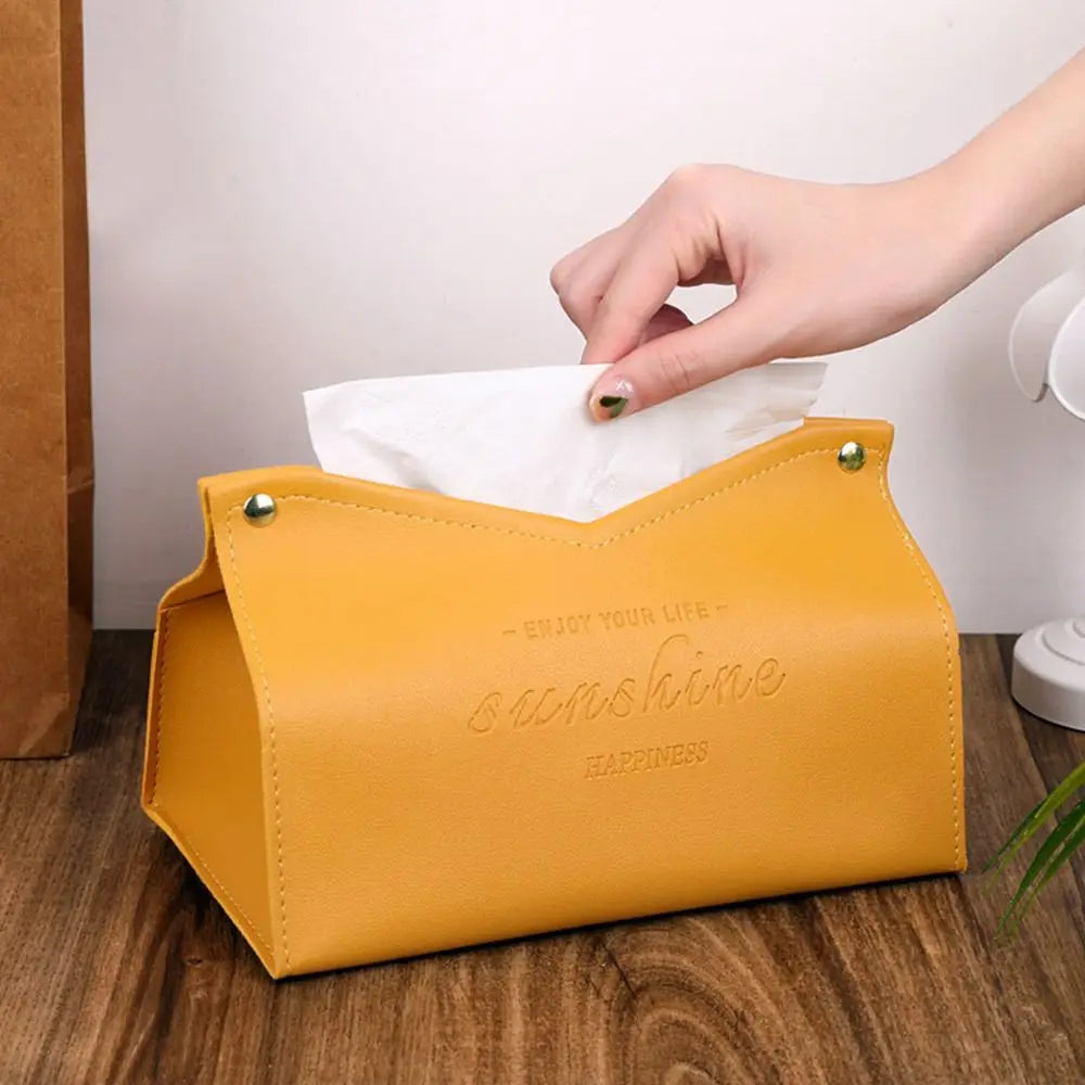 Leather Tissue Purse