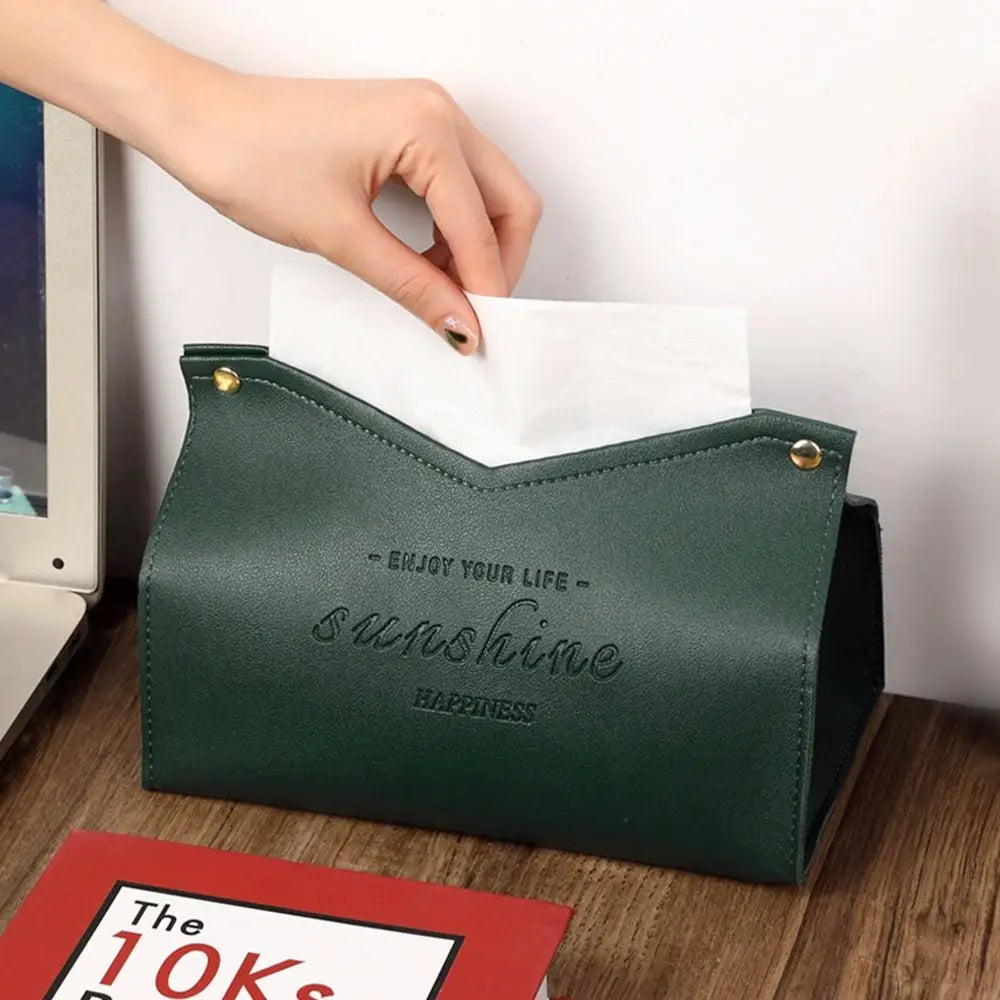 Leather Tissue Purse